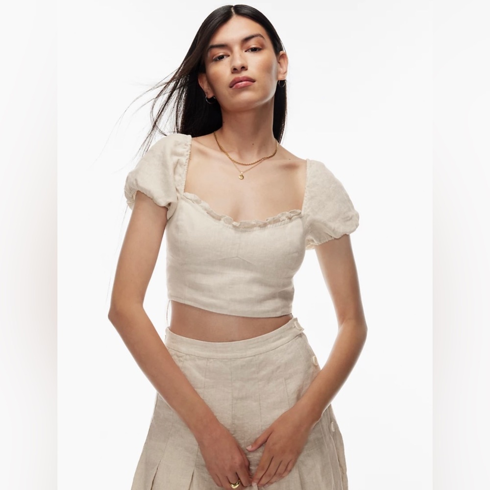 Aritzia / Wilfred Wander Blouse 100% Linen